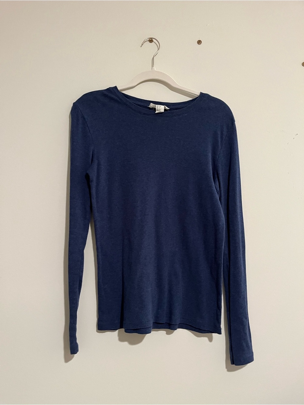Forever 21 Dark Blue Scoop Neck Tee